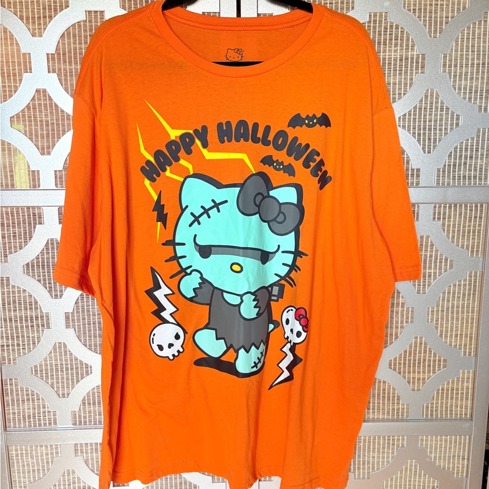 Hello Kitty Orange Halloween Tee